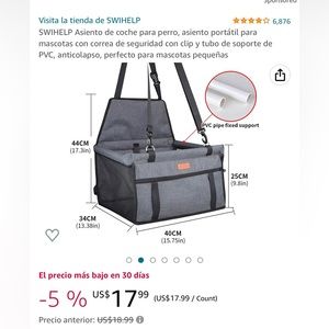 Car seat for small dog